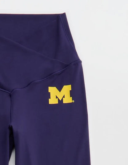 Michigan Wolverines OFFLINE By Aerie Crossover Flare Legging