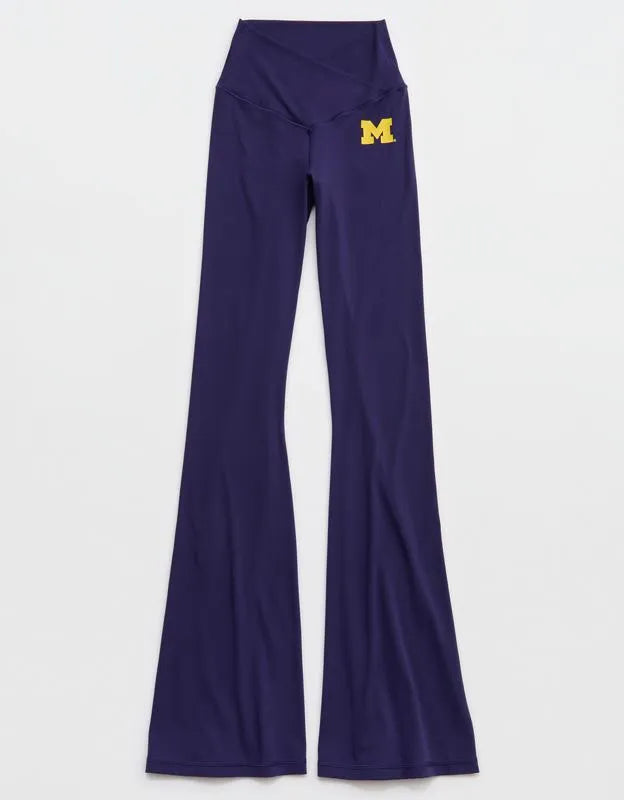 Michigan Wolverines OFFLINE By Aerie Crossover Flare Legging