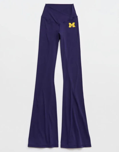 Michigan Wolverines OFFLINE By Aerie Crossover Flare Legging