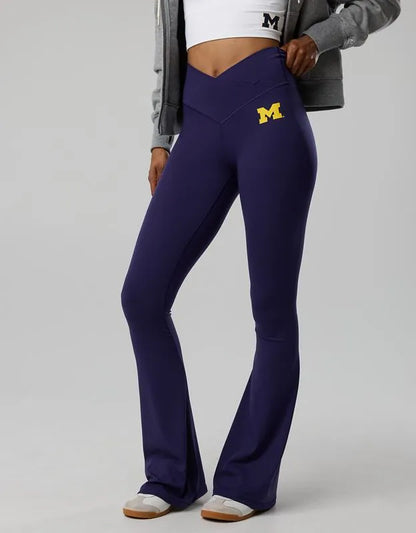 Michigan Wolverines OFFLINE By Aerie Crossover Flare Legging