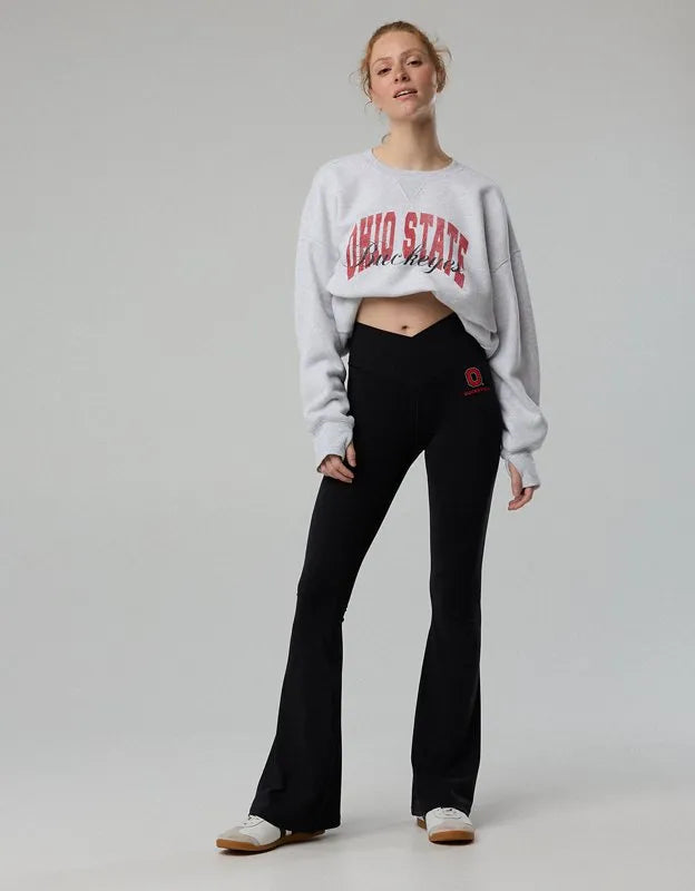 Ohio State Buckeyes OFFLINE By Aerie Crossover Flare Legging
