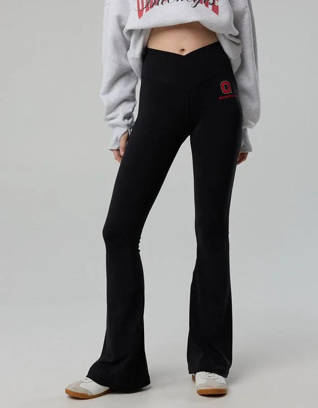 Ohio State Buckeyes OFFLINE By Aerie Crossover Flare Legging