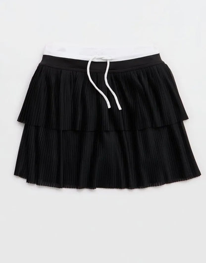 OFFLINE By Aerie Real Me Pleated Mesh Skort