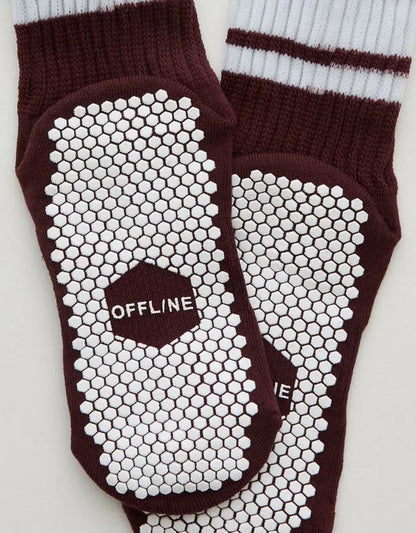 OFFLINE By Aerie x LUCKY HONEY Chunky Crew Grip Socks