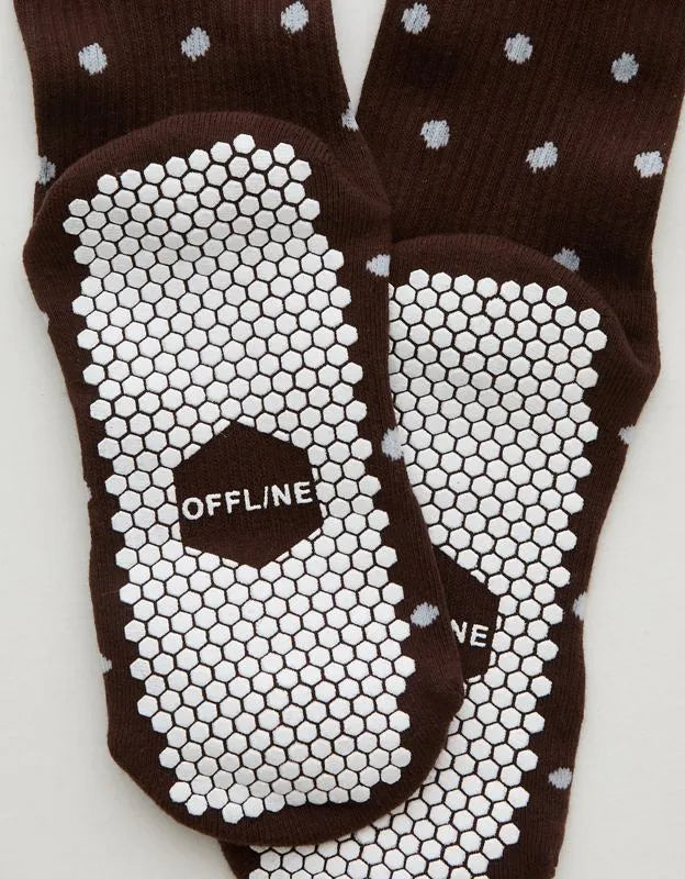 OFFLINE By Aerie x LUCKY HONEY Crew Grip Socks