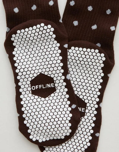 OFFLINE By Aerie x LUCKY HONEY Crew Grip Socks