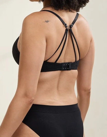 Sunnie Bloom Lace Demi Push Up Bra