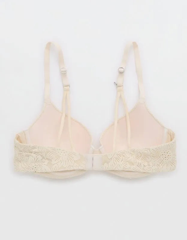 Sunnie Bloom Lace Demi Push Up Bra