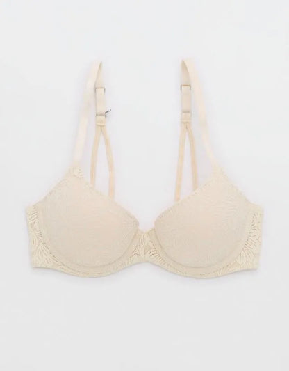 Sunnie Bloom Lace Demi Push Up Bra