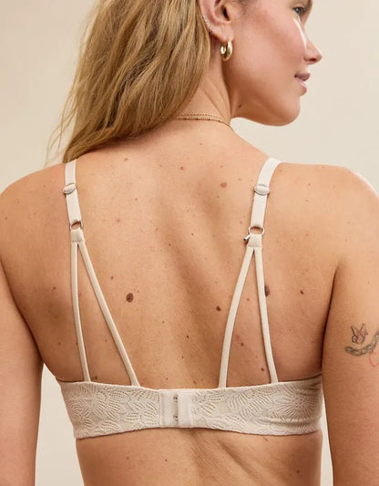 Sunnie Bloom Lace Demi Push Up Bra