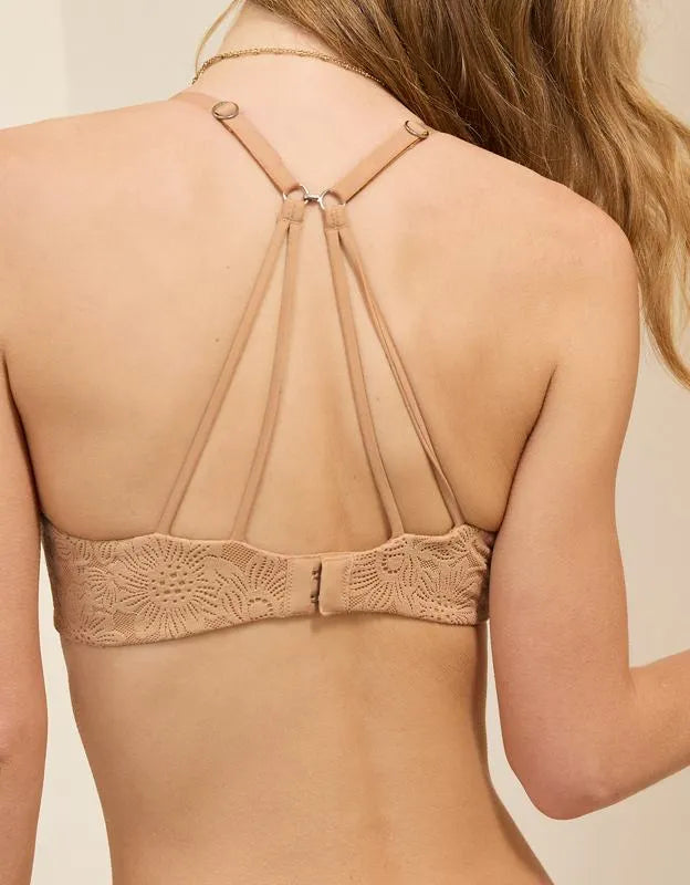 Sunnie Bloom Lace Demi Push Up Bra