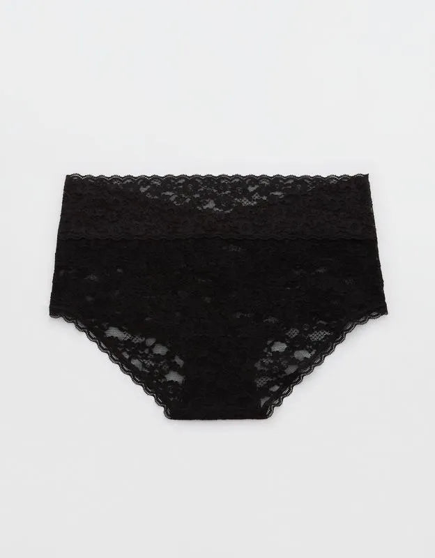 Show Off Vintage Lace Wide Waistband Boybrief Underwear