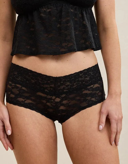 Show Off Vintage Lace Wide Waistband Boybrief Underwear