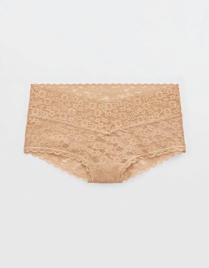 Show Off Vintage Lace Wide Waistband Boybrief Underwear
