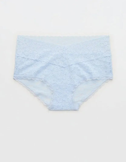 Show Off Vintage Lace Wide Waistband Boybrief Underwear
