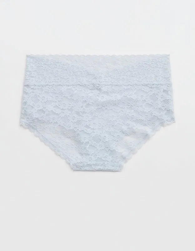 Show Off Vintage Lace Wide Waistband Boybrief Underwear