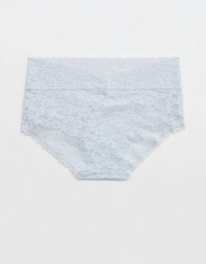 Show Off Vintage Lace Wide Waistband Boybrief Underwear
