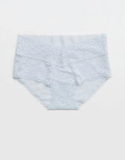 Show Off Vintage Lace Wide Waistband Boybrief Underwear