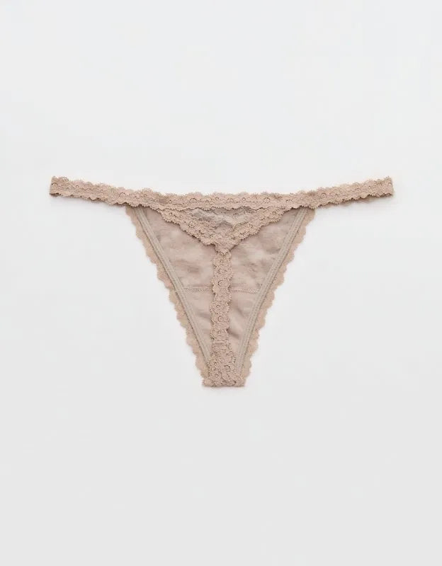 Show Off Vintage Lace String Thong Underwear