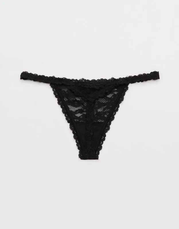 Show Off Vintage Lace String Thong Underwear