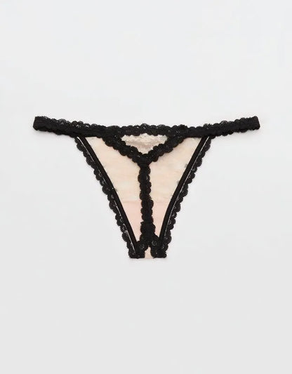 Show Off Vintage Lace String Thong Underwear