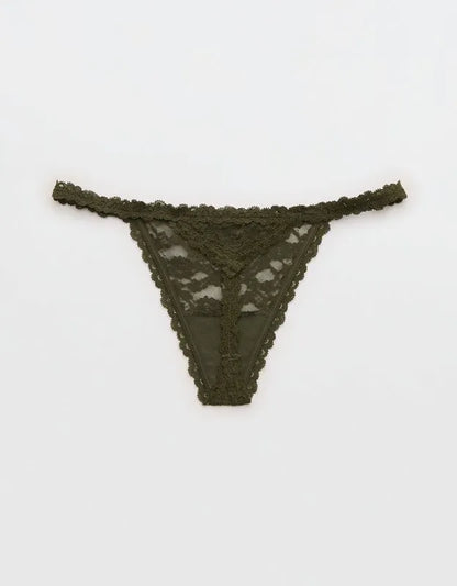 Show Off Vintage Lace String Thong Underwear