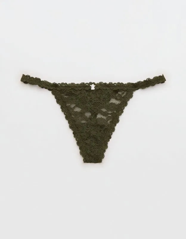 Show Off Vintage Lace String Thong Underwear