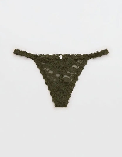 Show Off Vintage Lace String Thong Underwear