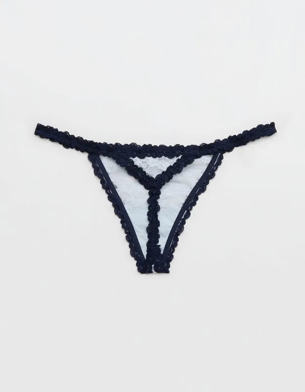 Show Off Vintage Lace String Thong Underwear