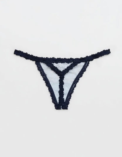 Show Off Vintage Lace String Thong Underwear