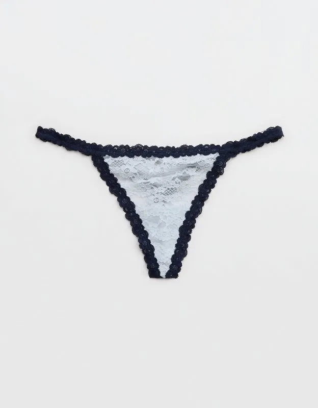 Show Off Vintage Lace String Thong Underwear