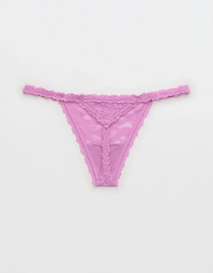 Show Off Vintage Lace String Thong Underwear