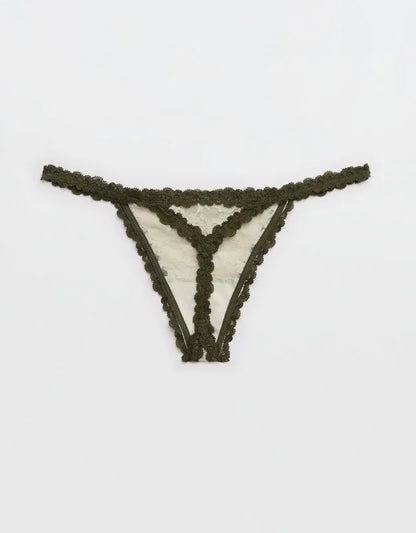 Show Off Vintage Lace String Thong Underwear