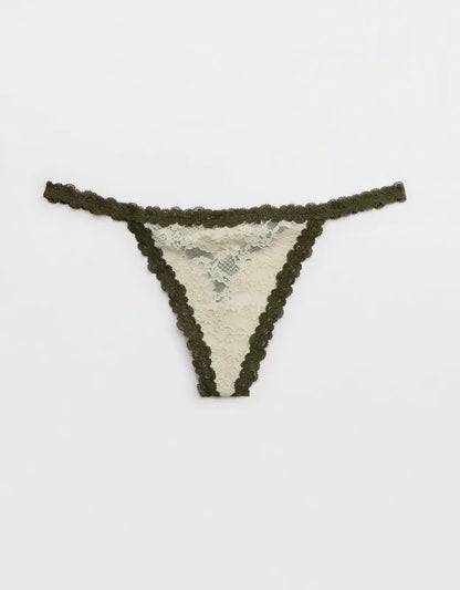 Show Off Vintage Lace String Thong Underwear