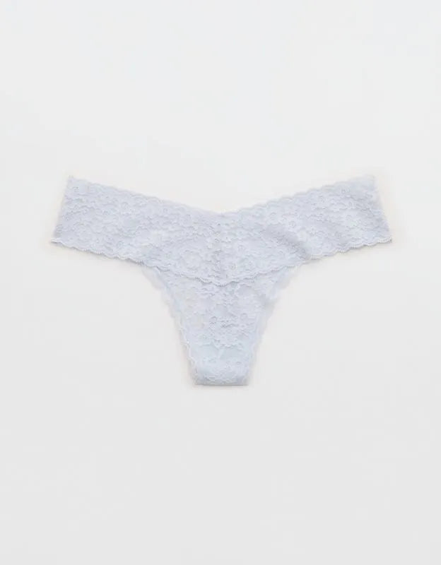 Show Off Vintage Lace Wide Waistband Thong Underwear