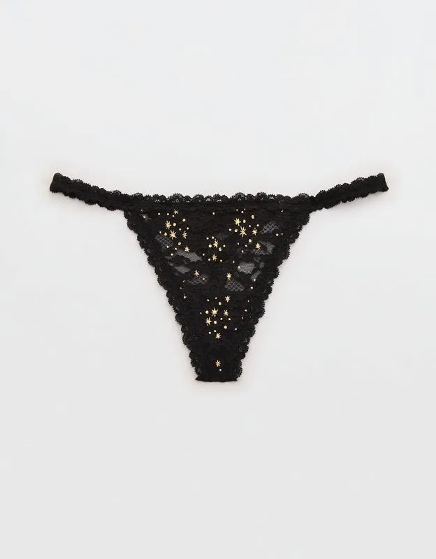 Show Off Vintage Lace String Thong Underwear