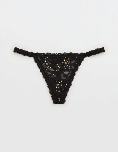 Show Off Vintage Lace String Thong Underwear