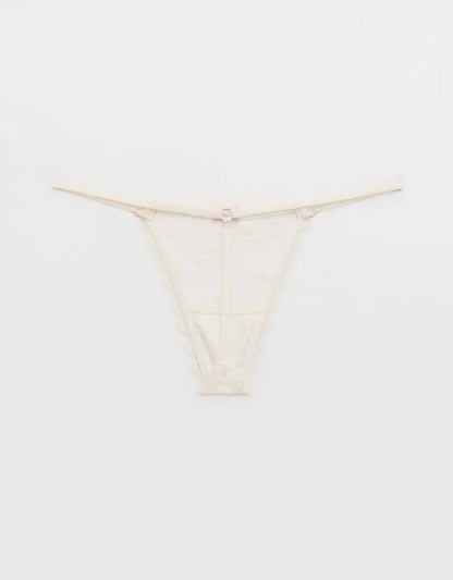 Show Off Midnight Romance Lace String Thong Underwear