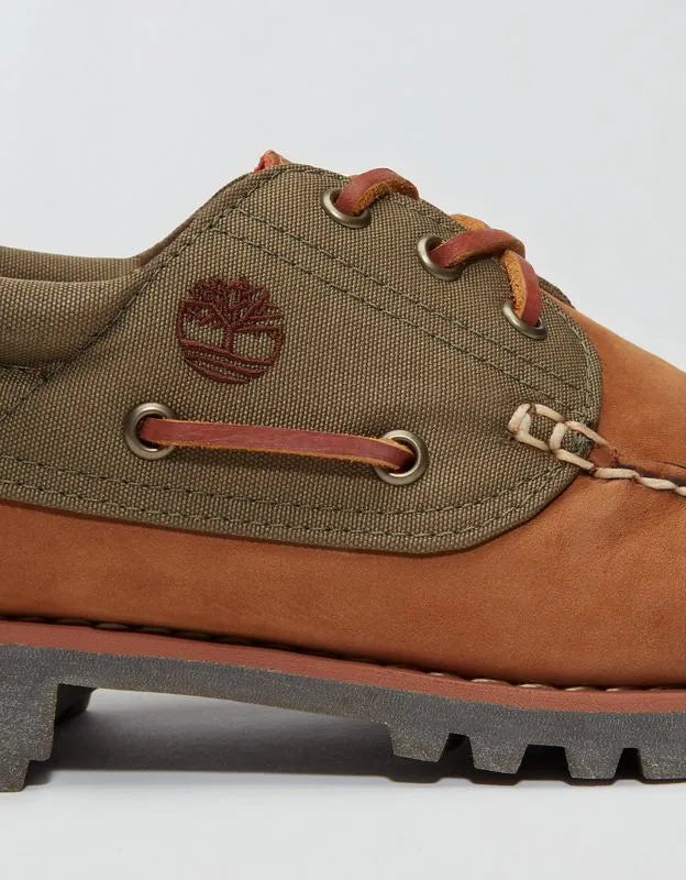 Timberland® Authentic 3-Eye Lug Handsewn Boat Shoe