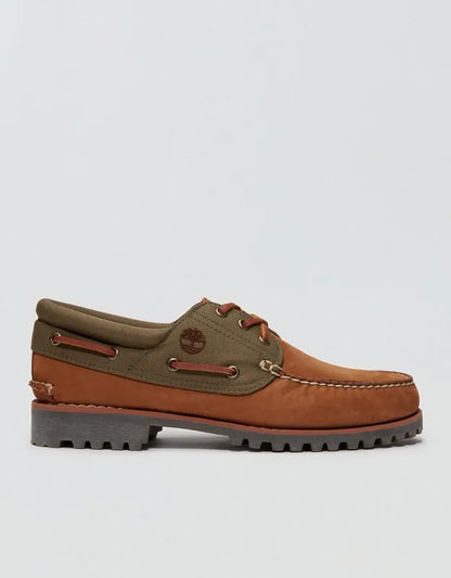 Timberland® Authentic 3-Eye Lug Handsewn Boat Shoe