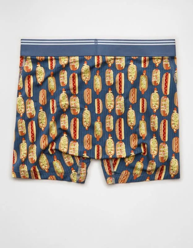 AEO Men's Hot Dogs 4.5" Ultra Soft Boxer Brief