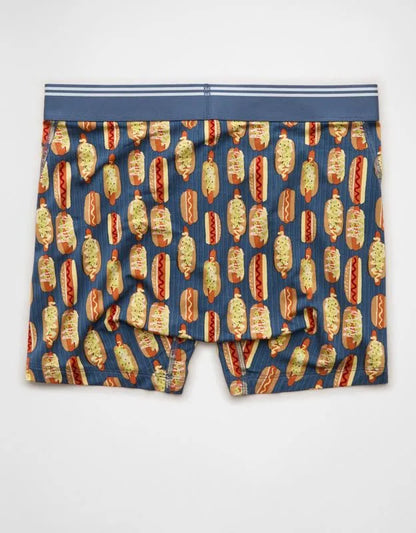 AEO Men's Hot Dogs 4.5" Ultra Soft Boxer Brief