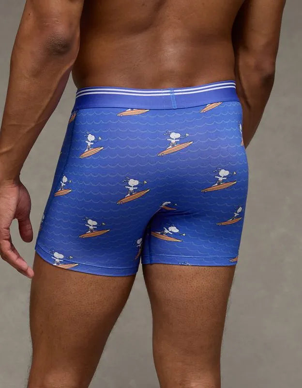 AEO Men's Snoopy 4.5" Ultra Soft Boxer Brief