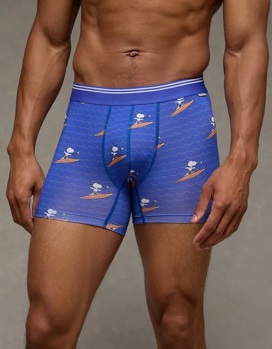 AEO Men's Snoopy 4.5" Ultra Soft Boxer Brief
