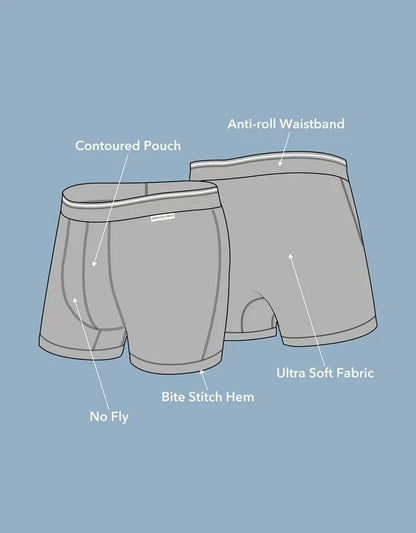 AEO Men's 4.5" Ultra Soft Boxer Brief 3-Pack