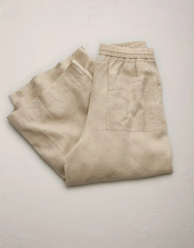 AE77 Premium Pull-On Linen Pant