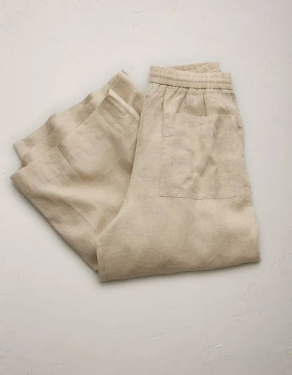 AE77 Premium Pull-On Linen Pant