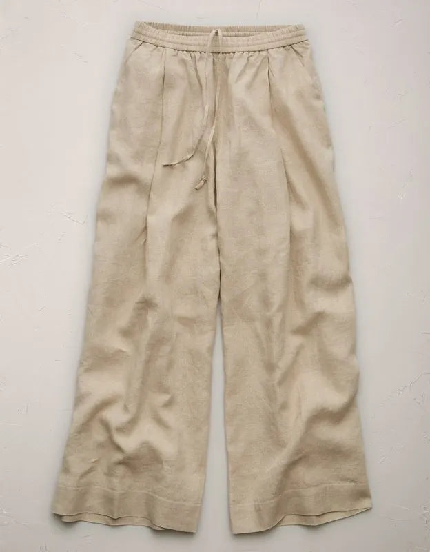 AE77 Premium Pull-On Linen Pant