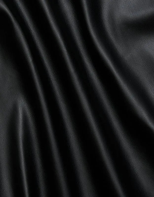 AE77 Vegan Leather Pull On Pant