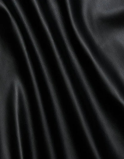 AE77 Vegan Leather Pull On Pant